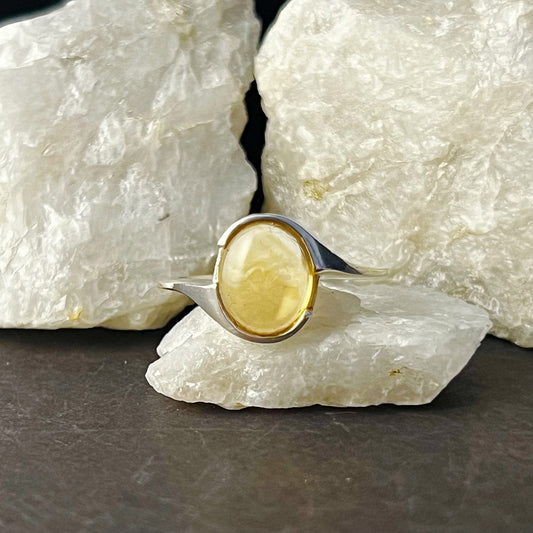 CITRINE RING CAB TWIST (50% Off Online only)