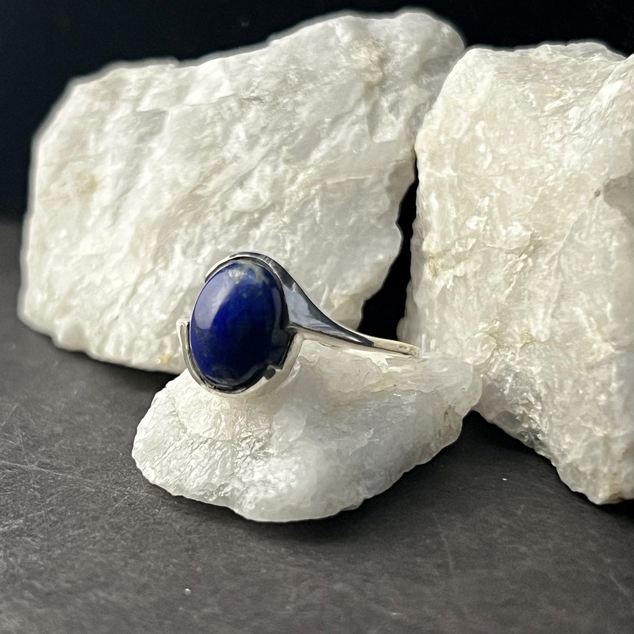 LAPIS RING CAB TWIST (50% Online only)