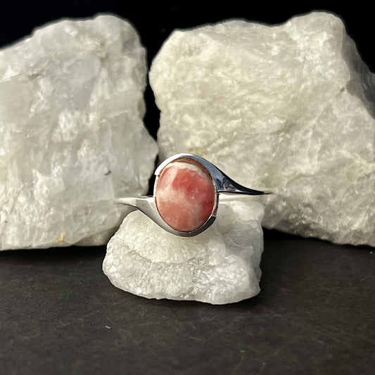 RHODOCROSITE RING CAB TWIST (50% Online only)