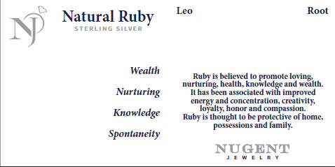 RUBY STERLING SILVER LOTUS 3.0