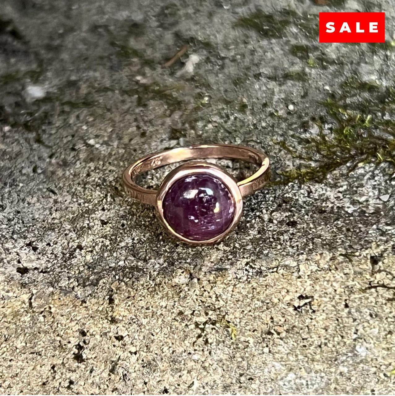 RUBY RING ROSE GOLD (50% Off Online Only)