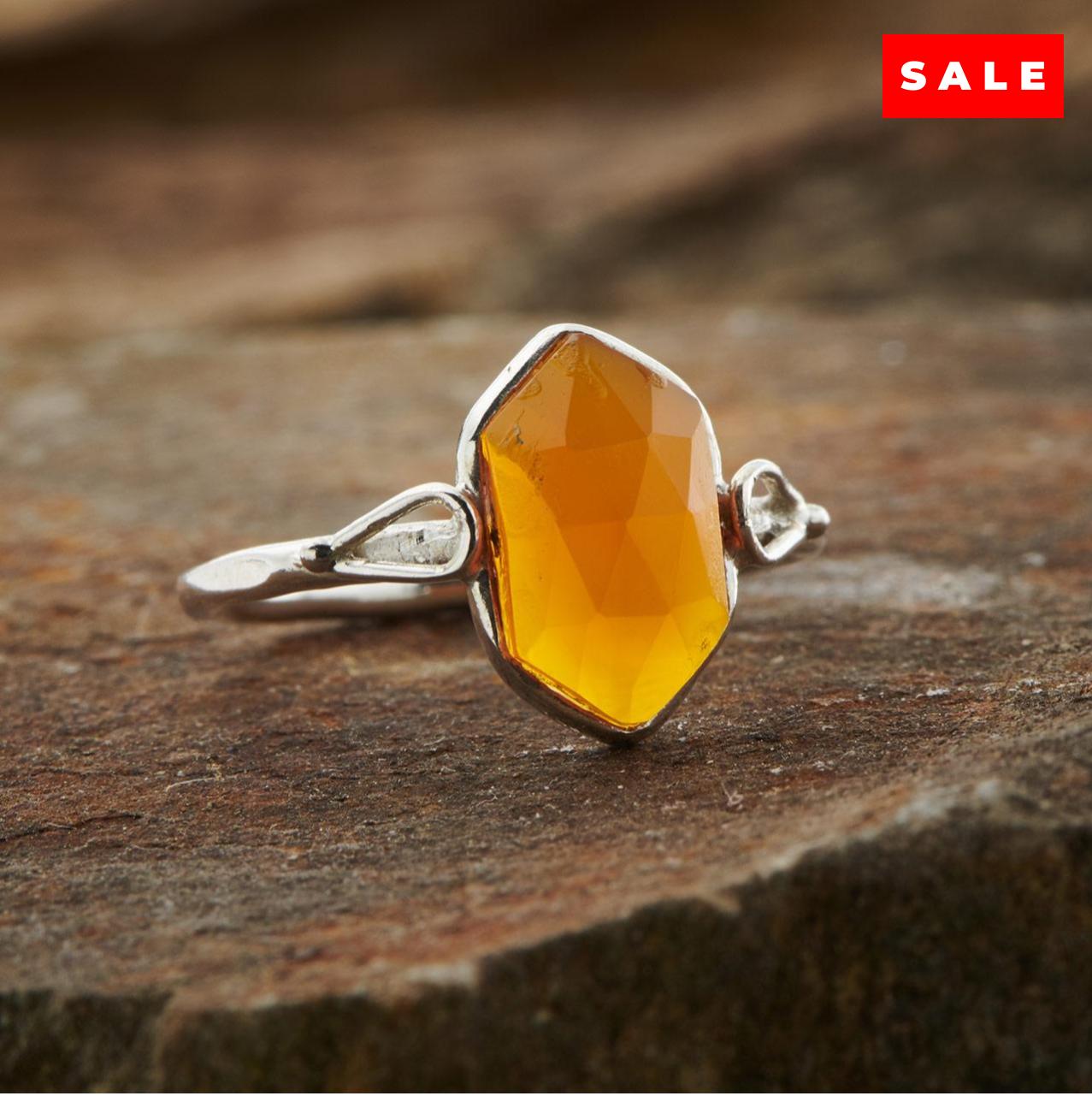 CARNELIAN Double Terminated Ring (30% OFF ONLINE ONLY)