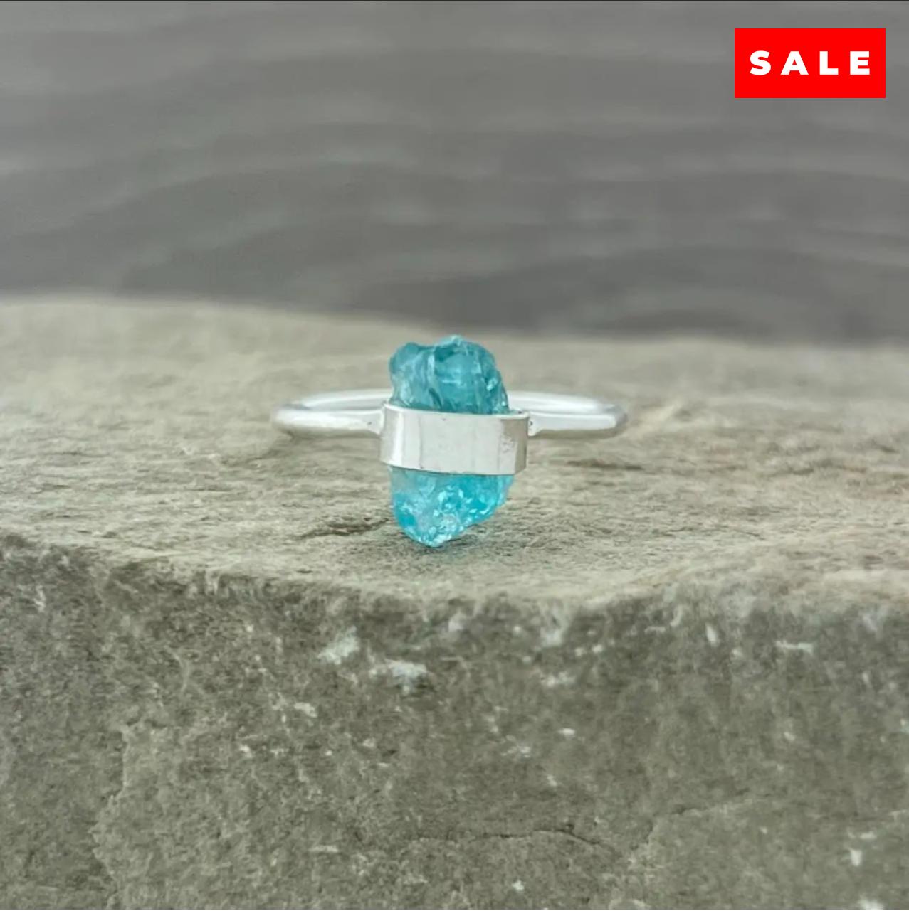 APATITE ROUGH PENCIL RING (50% OFF Online Only)