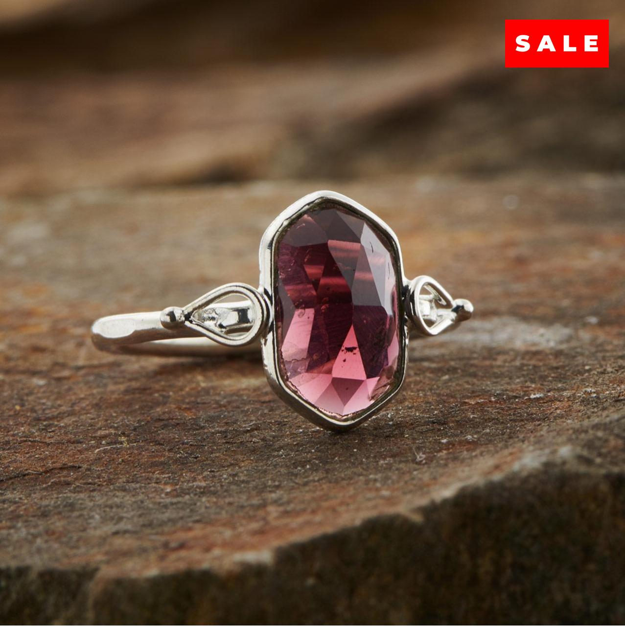 GARNET Double Terminated Ring (30% OFF ONLINE ONLY)