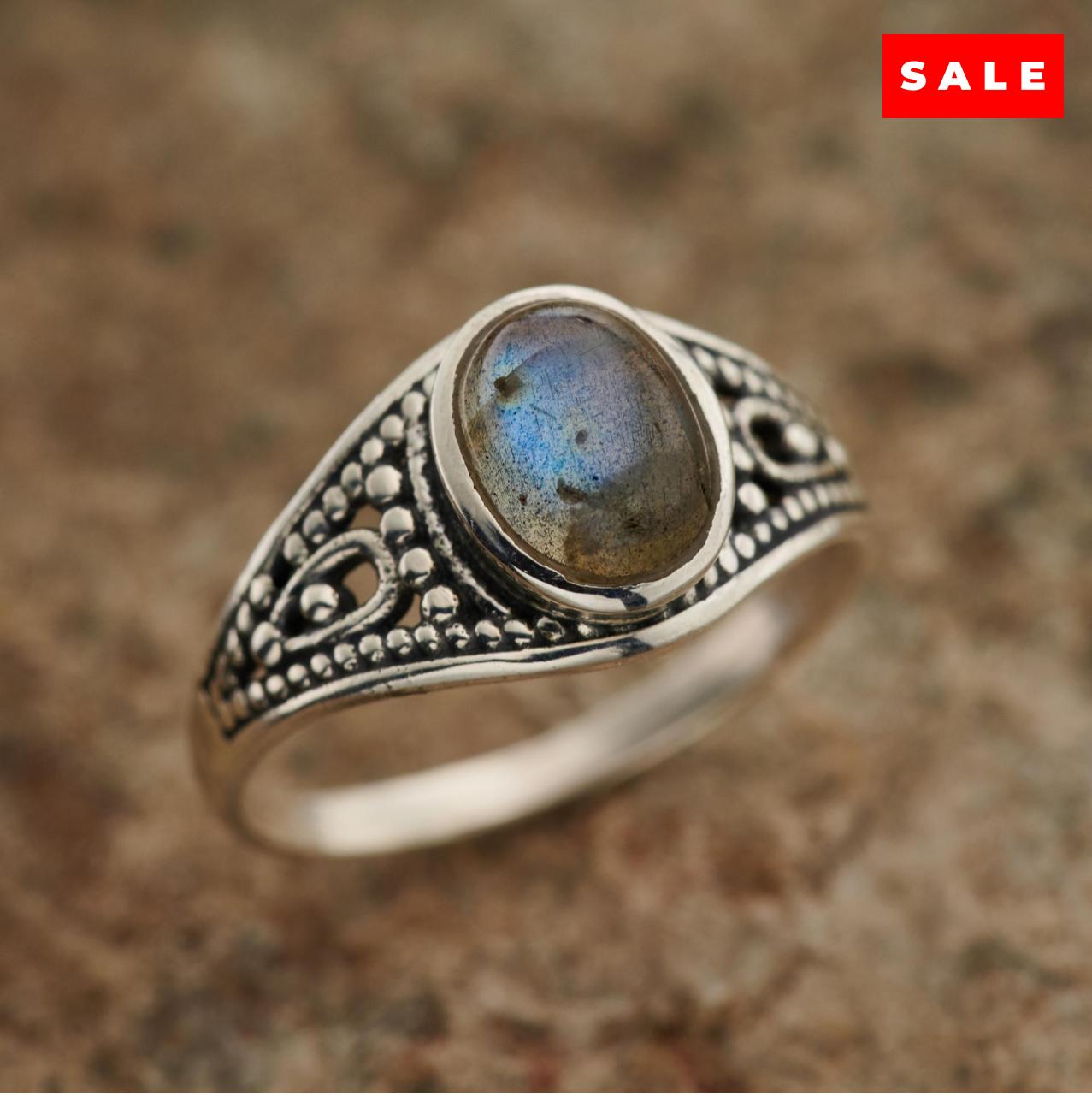 LABRADORITE CLASS RING (50% OFF ONLINE ONLY)