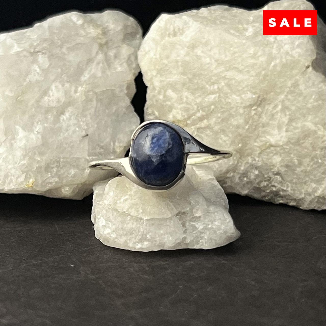 SODALITE RING CAB TWIST (50% Online only)