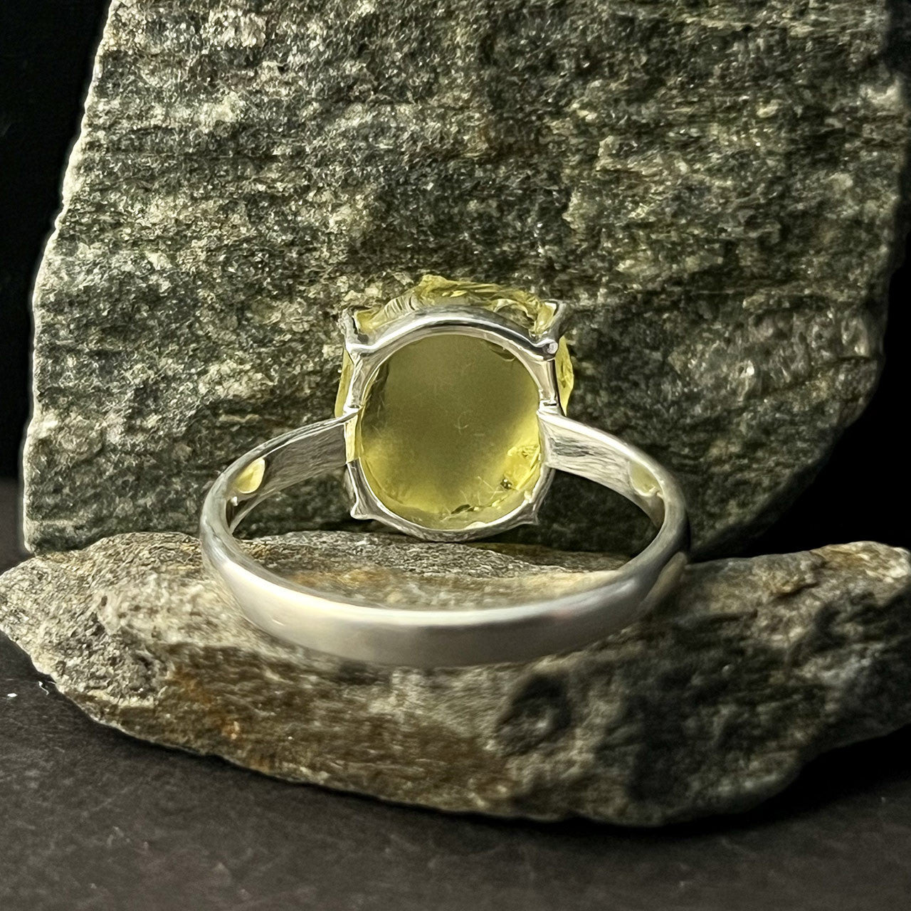 LEMON TOPAZ RINGS STERLING SILVER