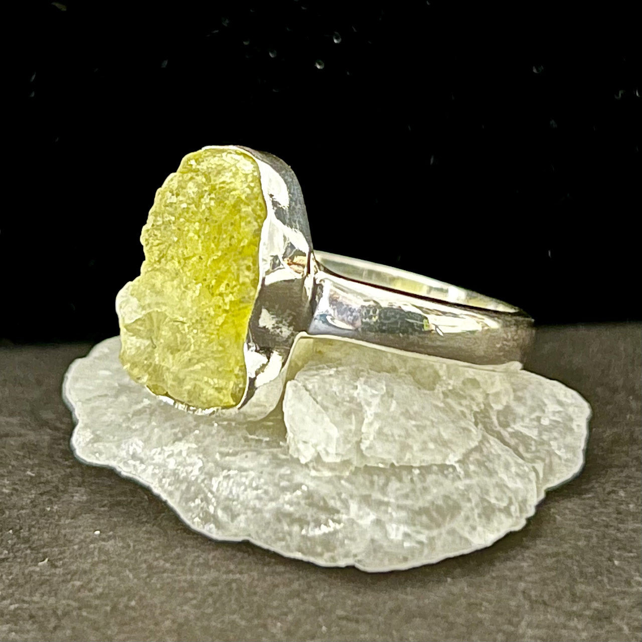 BRUCITE RING STERLING SILVER