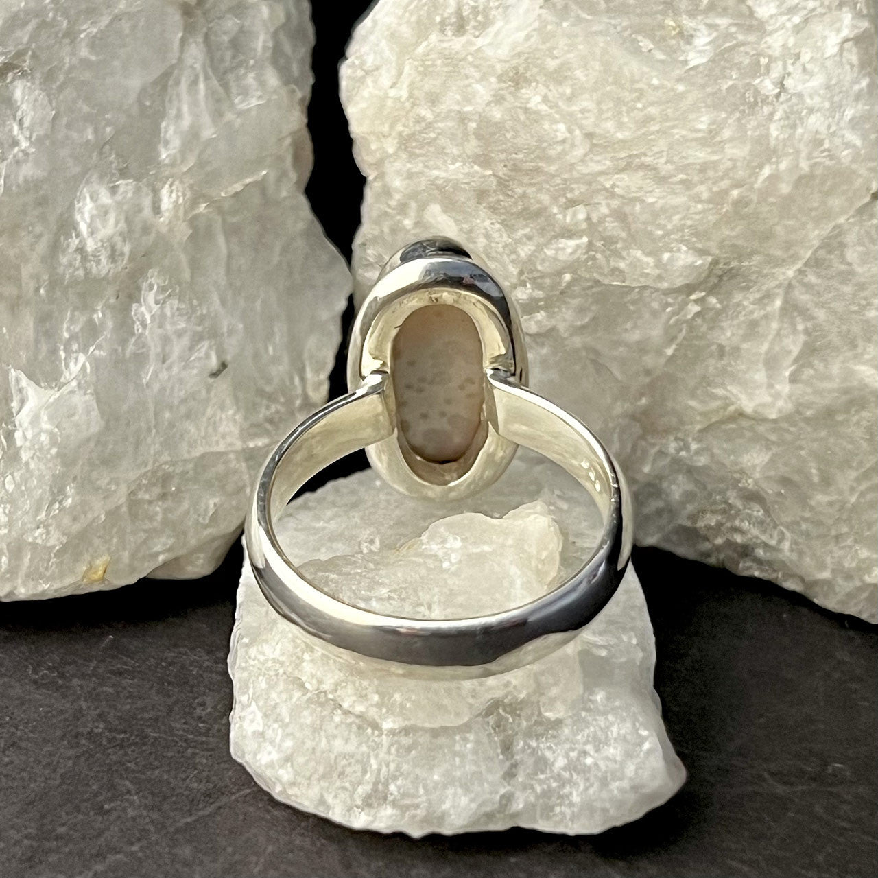 SCENIC DENDRITIC AGATE RING