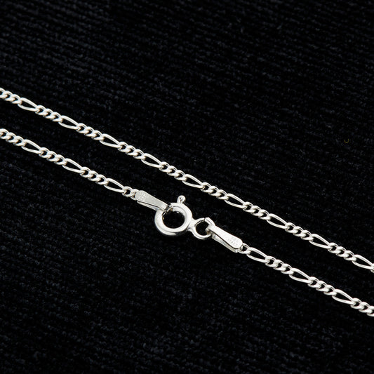 3+1 Figaro 040 Sterling Silver Chain