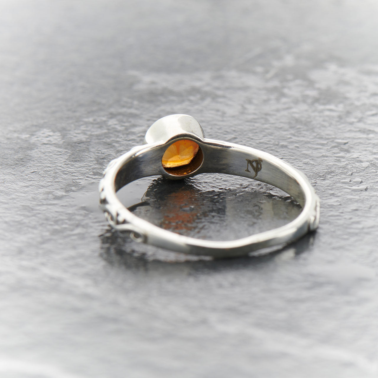 CARNELIAN STACKABLE CELTIC RING