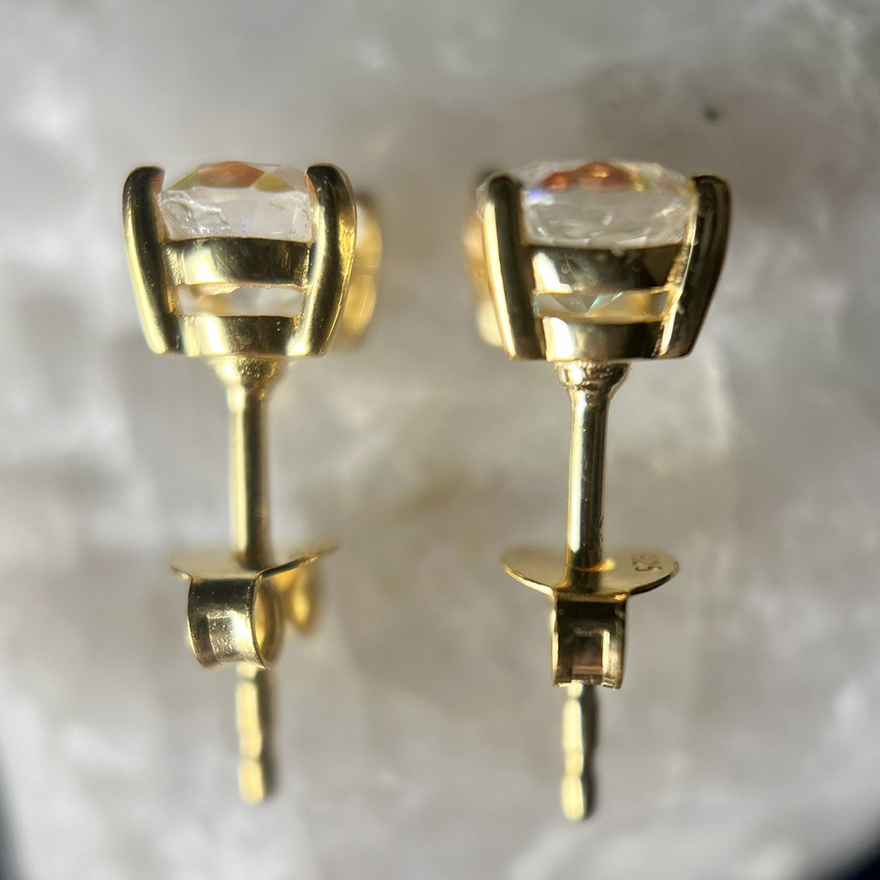 MERCURY MYSTIC TOPAZ 18K VERMEIL EARRINGS