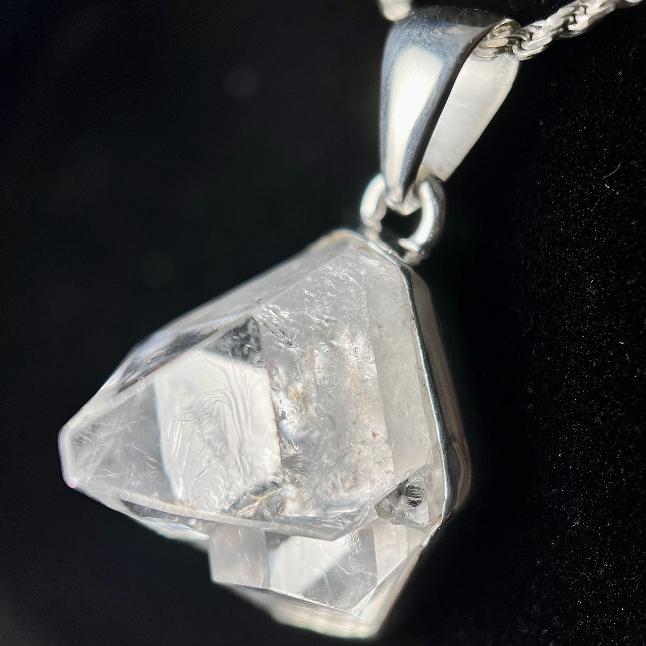 APOPHYLLITE STERLING SILVER PENDANT