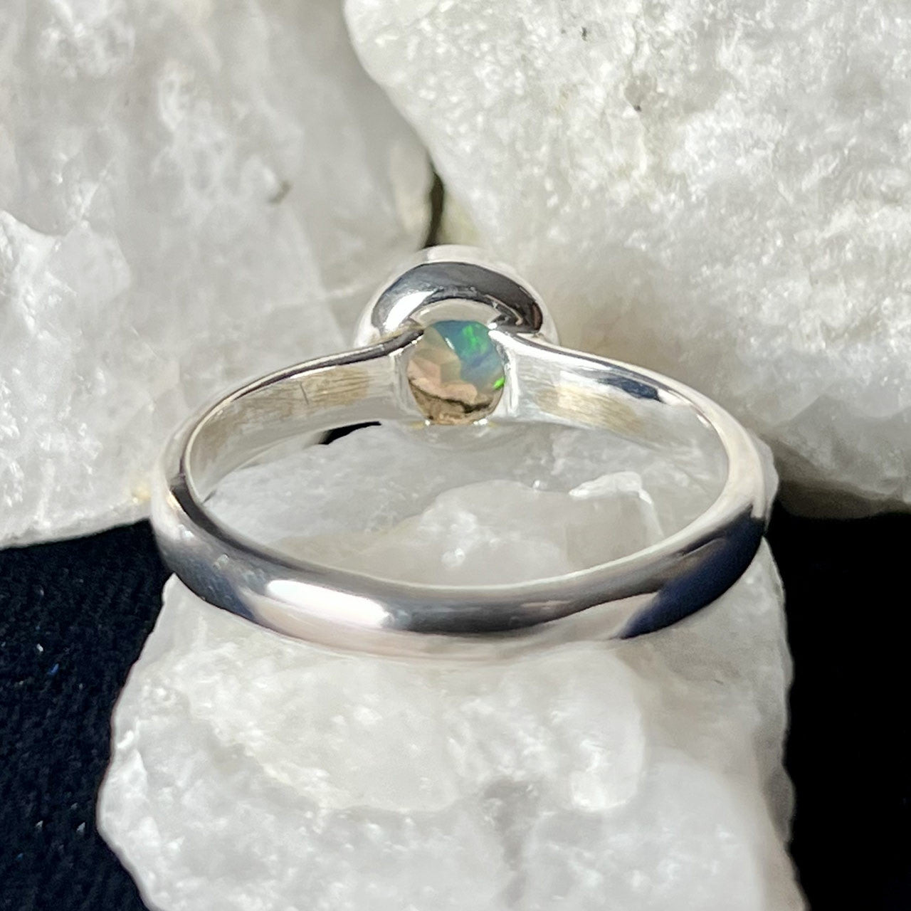 ETHIOPIAN OPAL STERLING SILVER RING