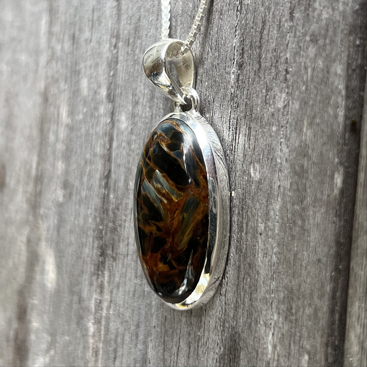 PIETERSITE PENDANT STERLING SILVER