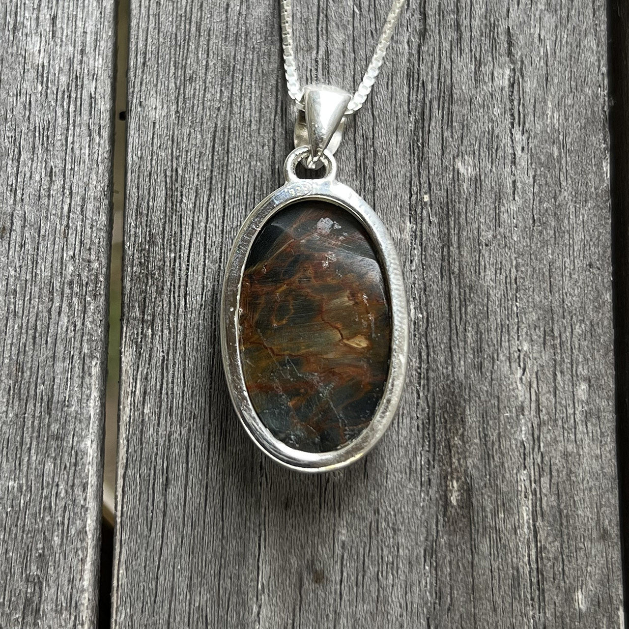 PIETERSITE PENDANT STERLING SILVER