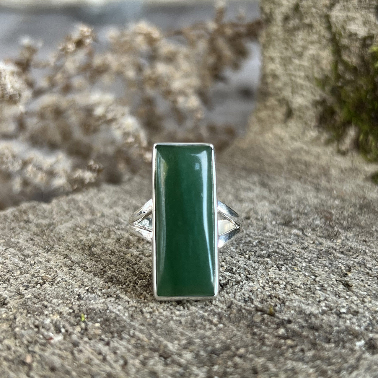 GREEN AVENTURINE RING