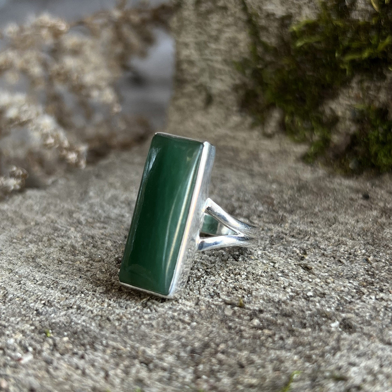 GREEN AVENTURINE RING