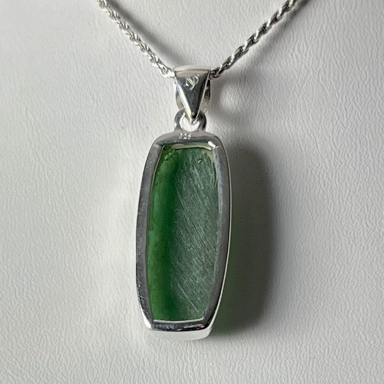 GREEN AVENTURINE PENDANT STERLING SILVER