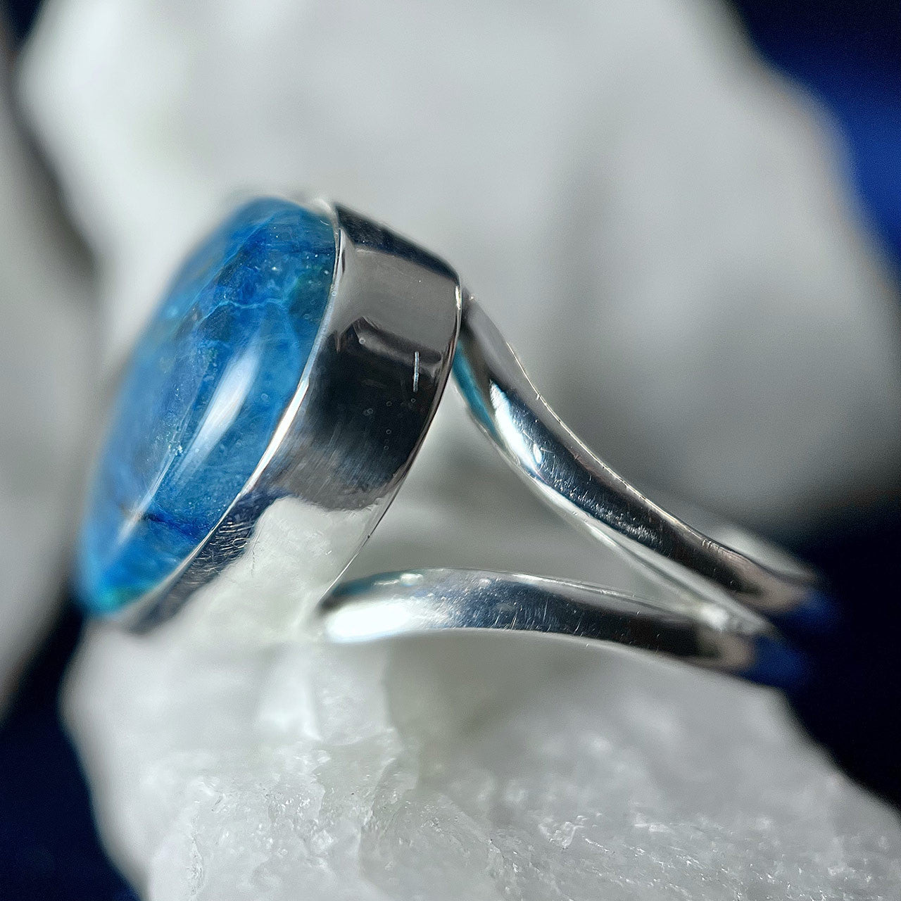 SHATTUCKITE STERLING SILVER RING