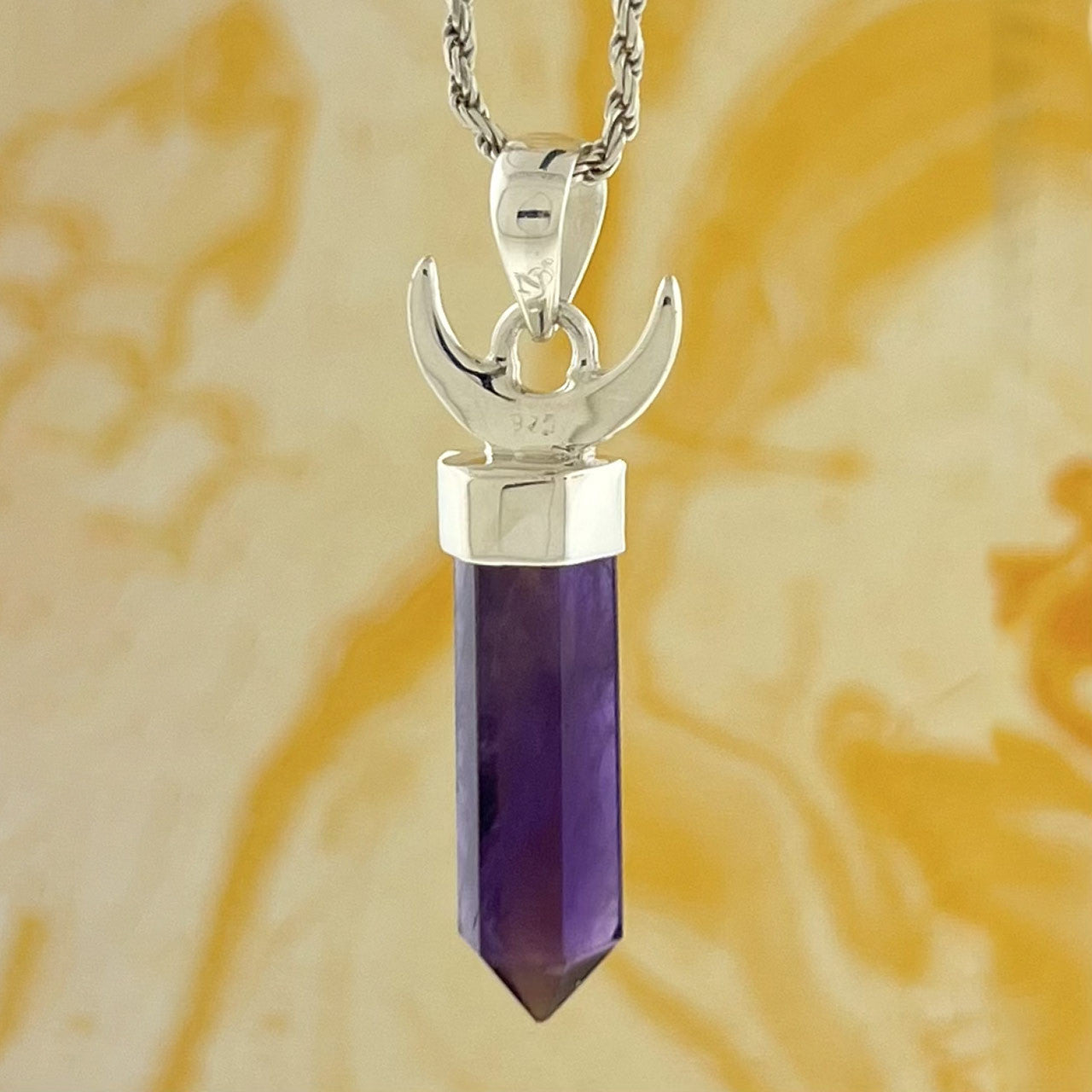 AMETHYST STERLING SILVER PENDANT