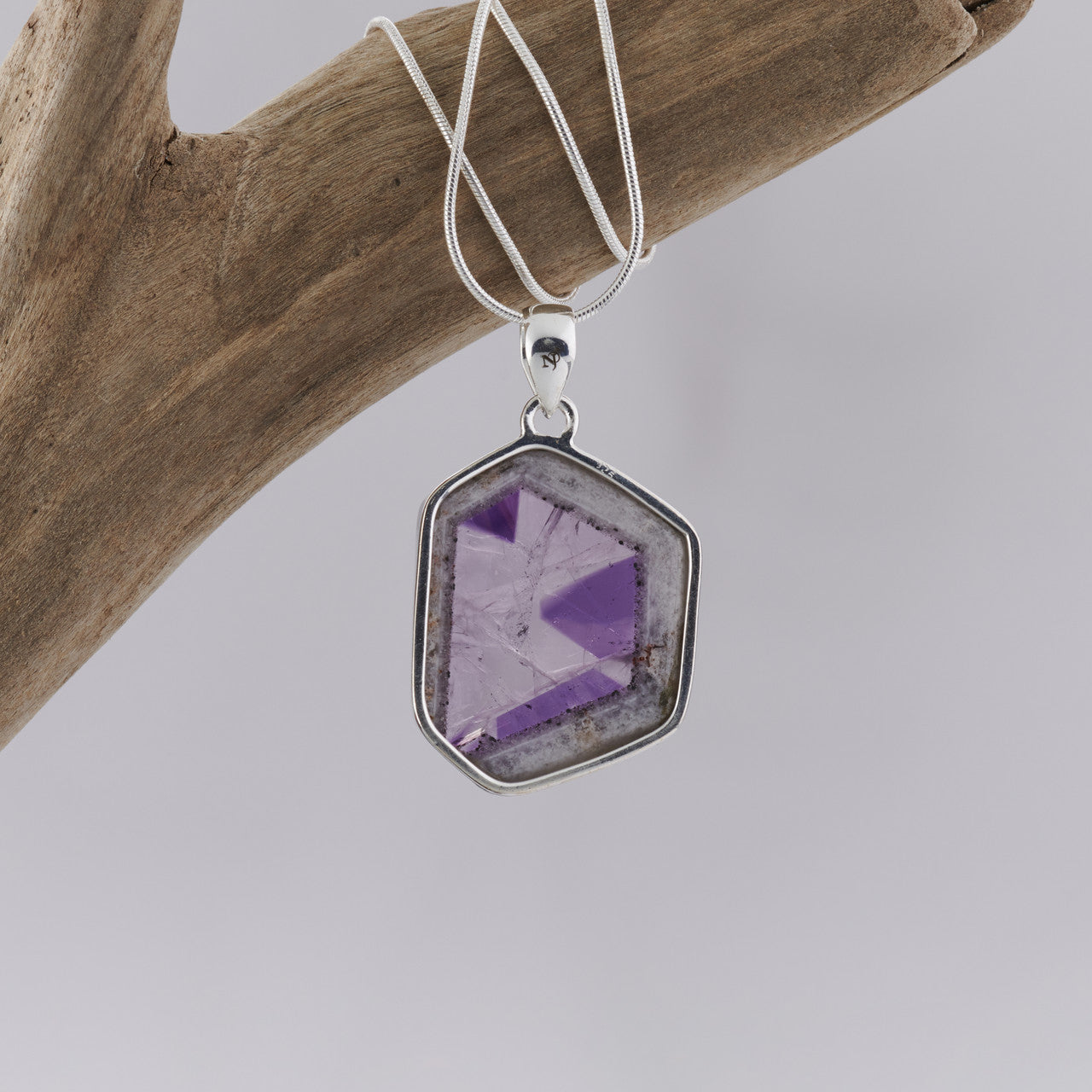 AURALITE 23 CRYSTAL PENDANT STERLING SILVER