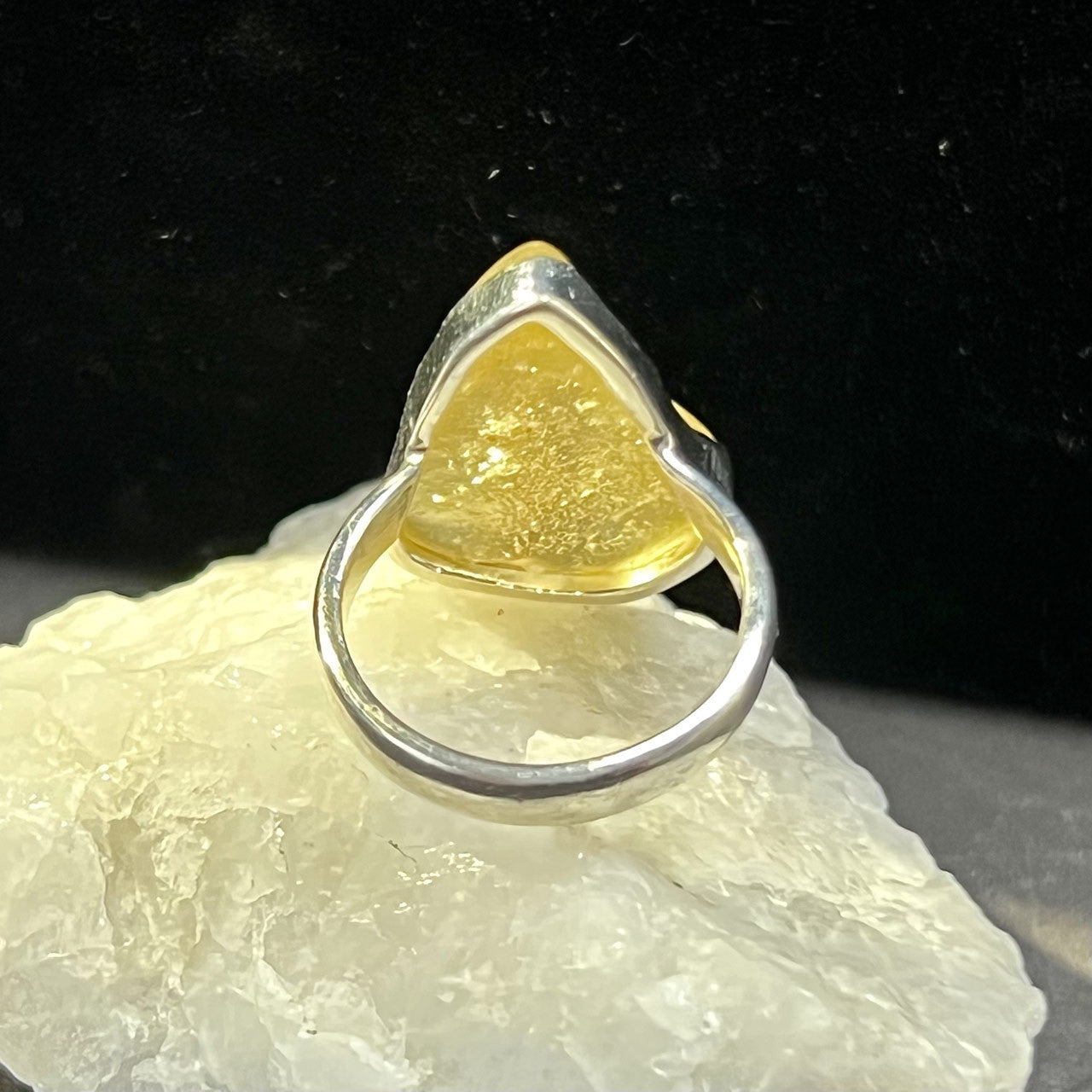 LIBYAN DESERT GLASS RINGS