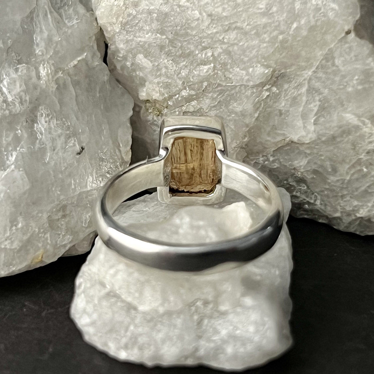 IMPERIAL TOPAZ RING STERLING SILVER