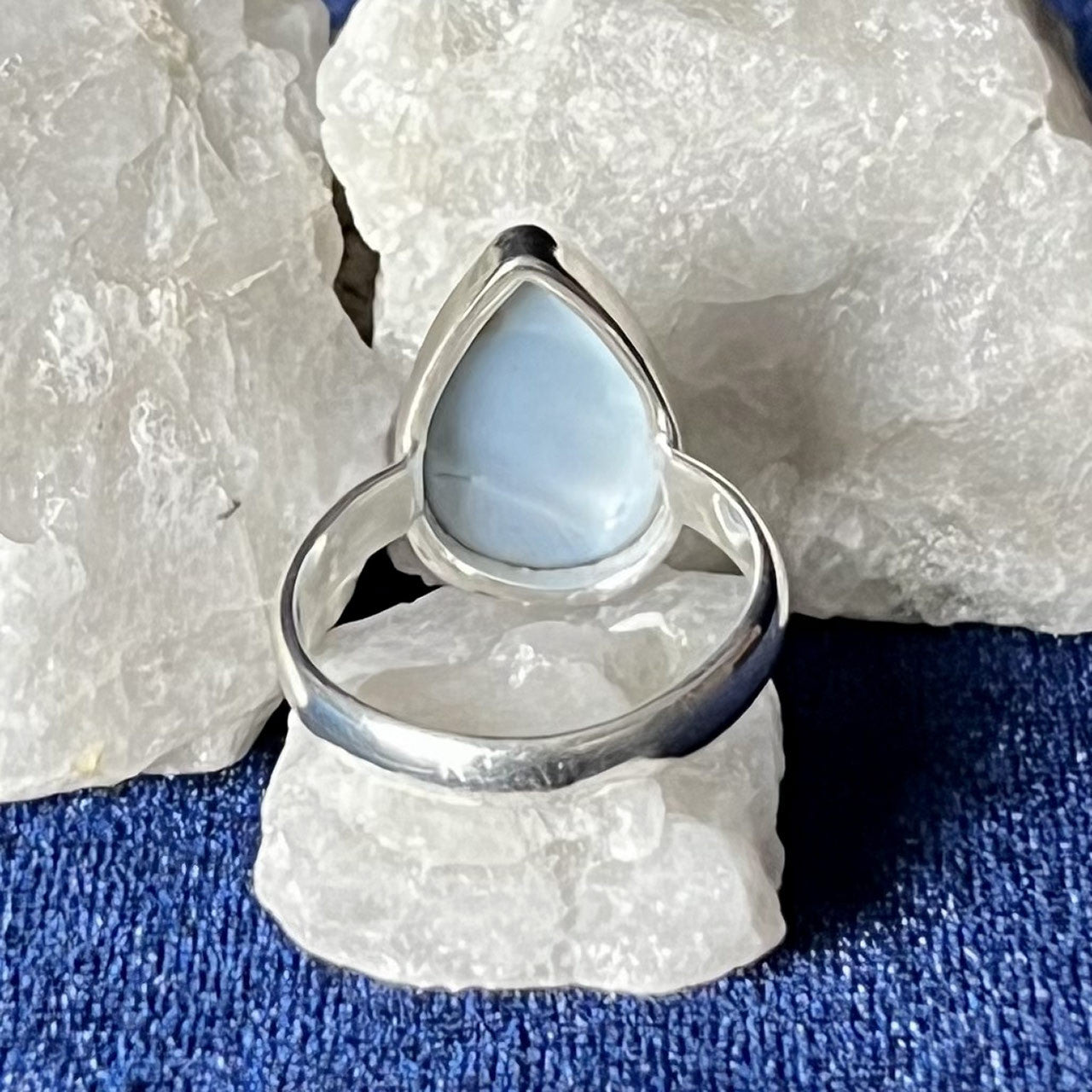 OWYHEE OPAL RING STERLING SILVER