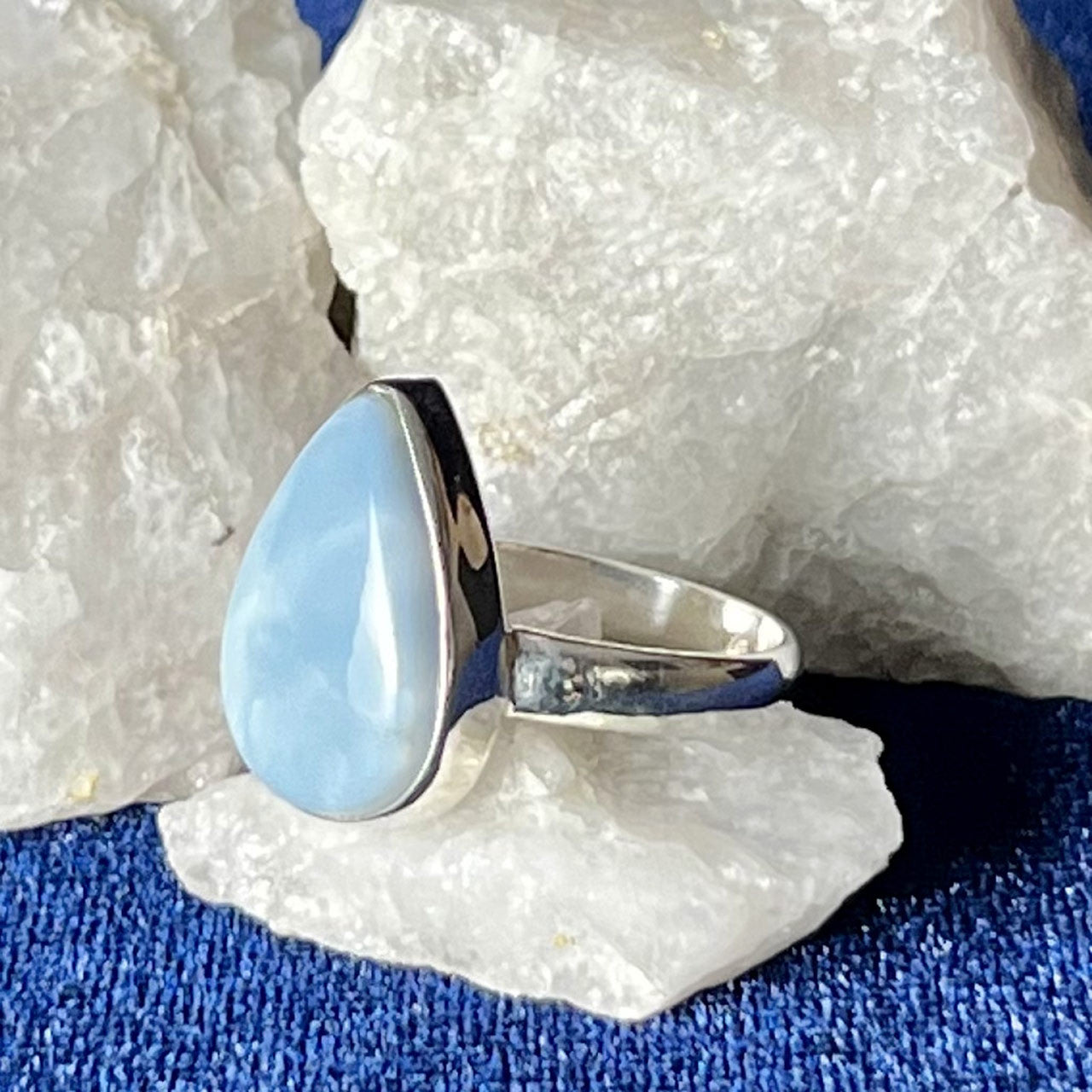 OWYHEE OPAL RING STERLING SILVER