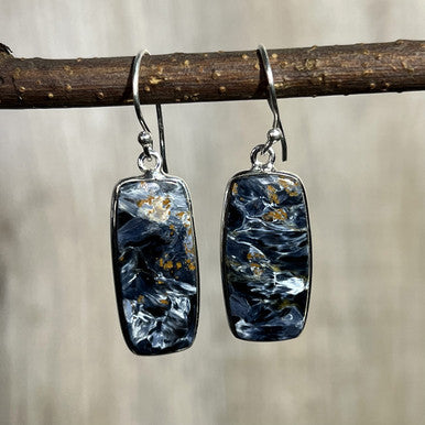 PIETERSITE EARRING STERLING SILVER