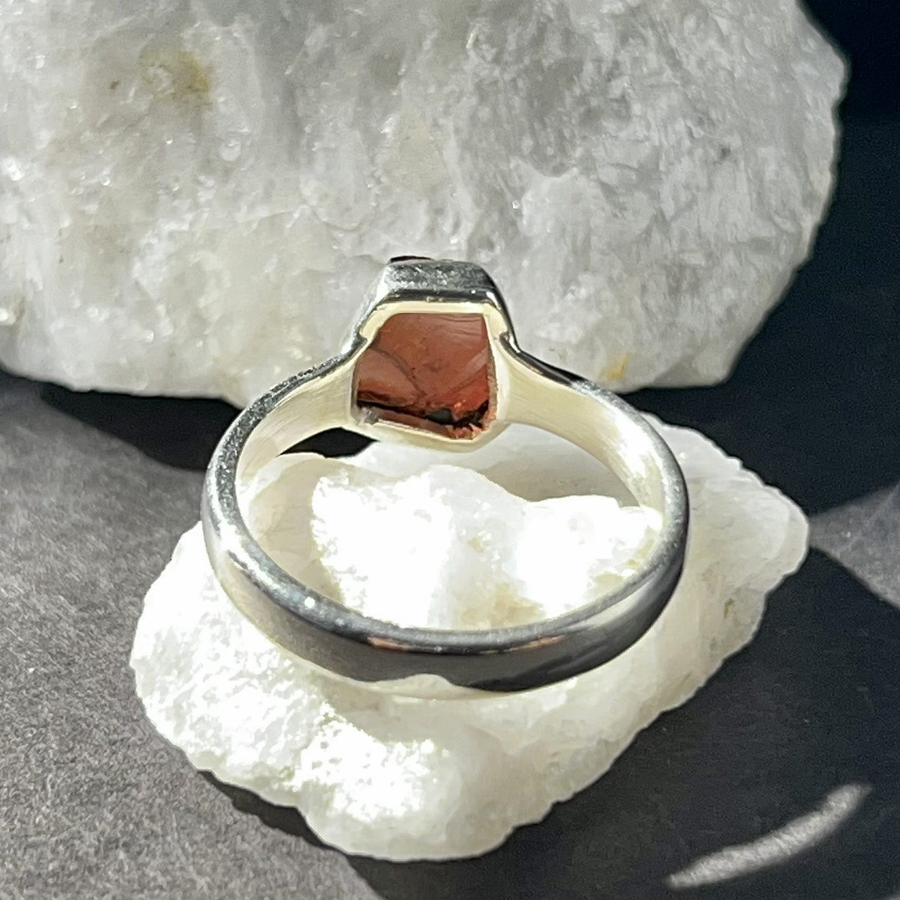 GARNET RING ROUGH