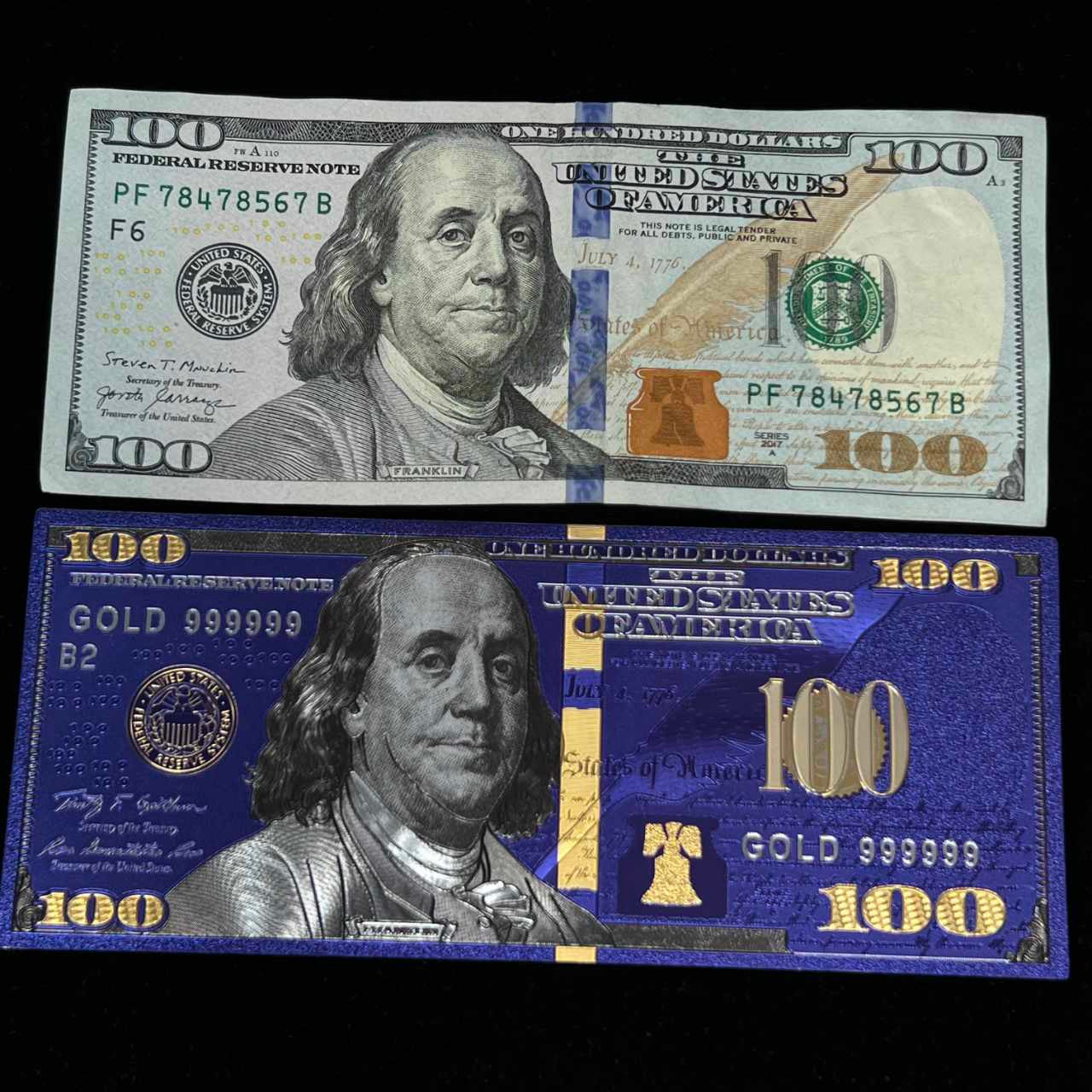 Blue Prosperity Bills Pk. 100 (3 Pks+ $15 OFF use Code MIXMATCH in Checkout)